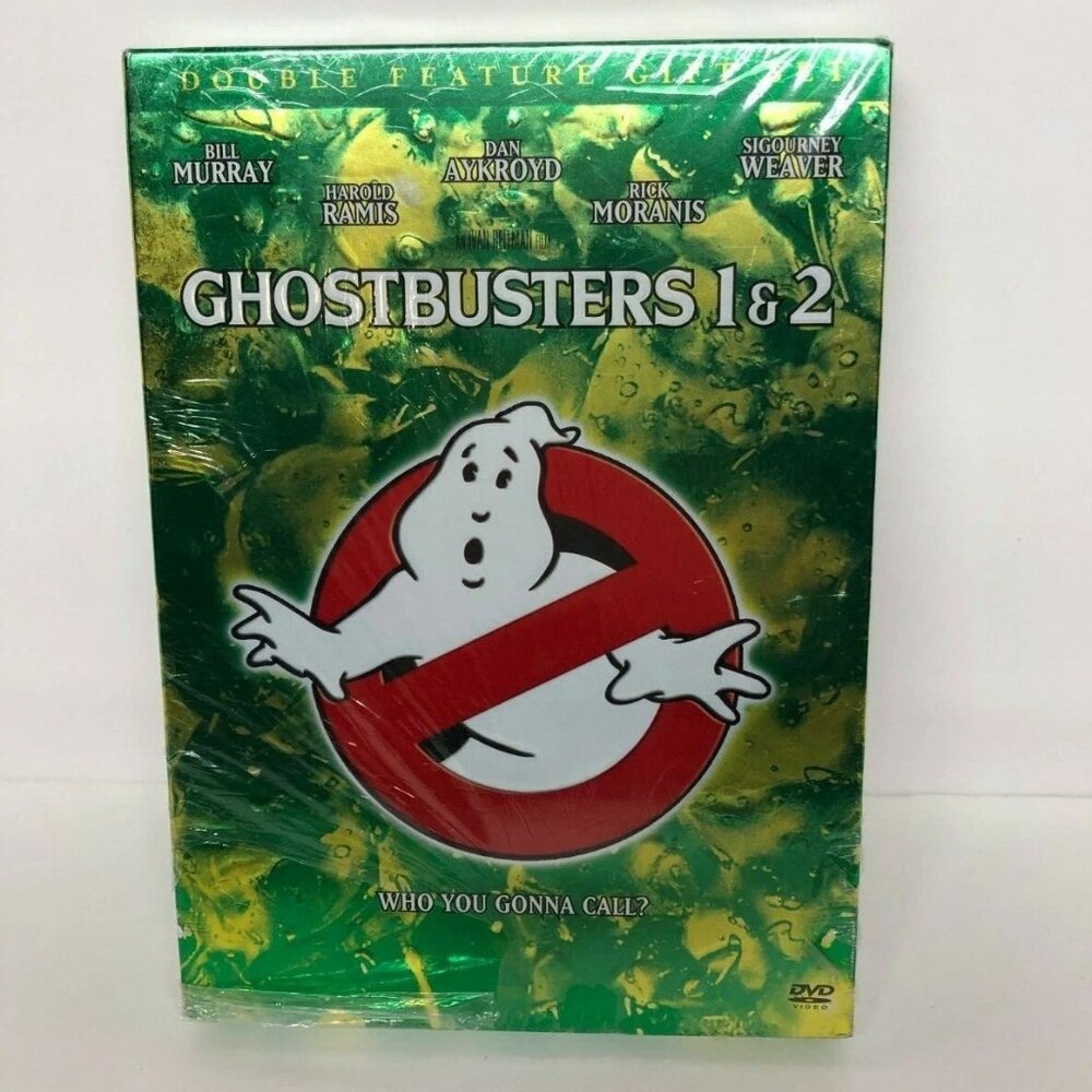 Ghostbusters DVD Set 1 & 2 Double Feature Gift Set with Scrapbook 2005 NEW